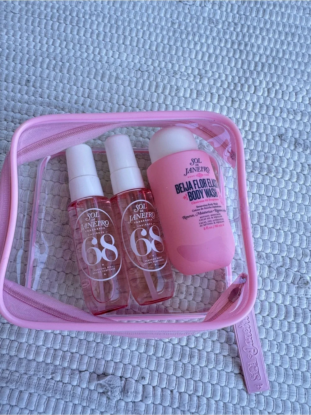 Sol de Janeiro Cheirosa 68 Travel Set w/ Cosmetic Bag NWT